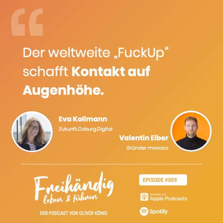 Eva Kollmann + Valentin Eiber - FuckUp Club Talk (#009) - Oliver Knig